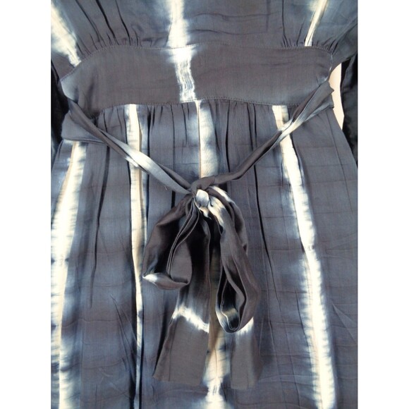 Verb by Pallavi Singhee Anthropologie Mini Dress Size XS Blue Tie Dye New - Picture 9 of 13